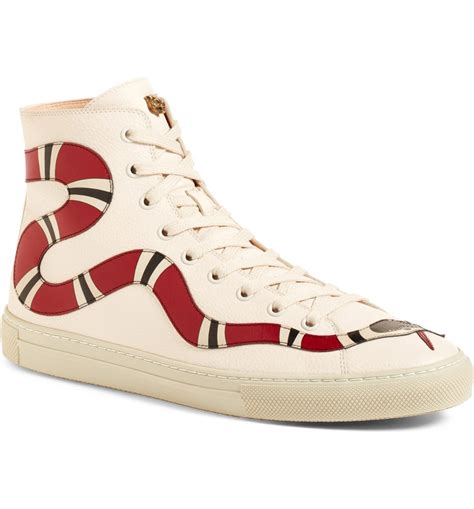 gucci high top sneakers price|Gucci snake high top sneakers.